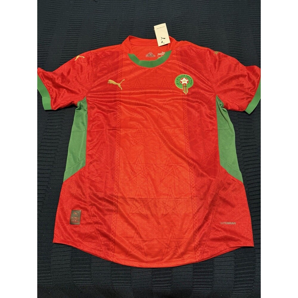 Puma Morocco home soccer jersey Size XL